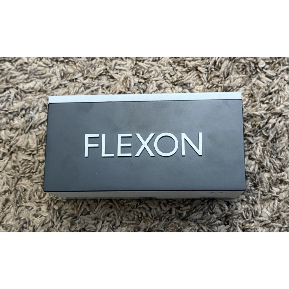 Flexon Logo Display Wood And Plastic Stand Showcase Counter Sign